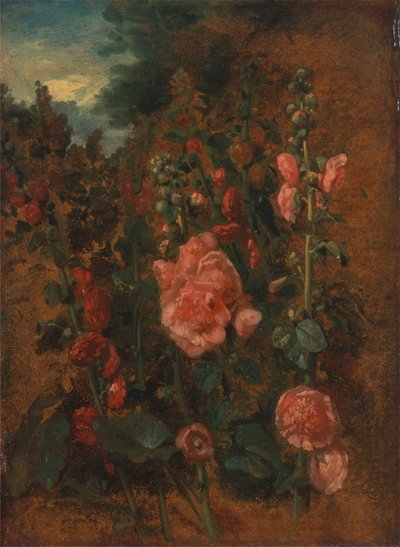 A magyalok tanulmányozása alkotó: John Constable
