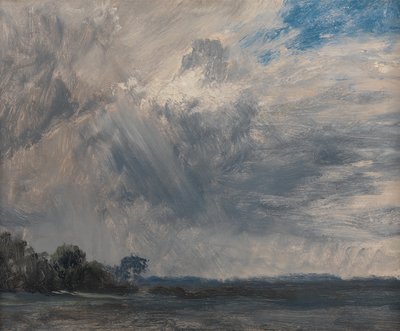 Felhős égbolt tanulmányozása, kb. 1825. alkotó: John Constable
