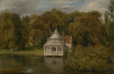 A negyedek az Alresford Hall mögött alkotó: John Constable