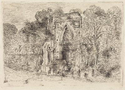 A Netley-apátság romjai alkotó: John Constable