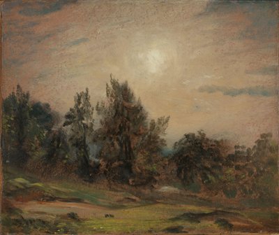 Fák a Hampstead Heath-en alkotó: John Constable
