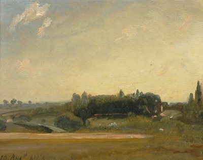 View Towards the Rectory, East Bergholt, 1813.  alkotó: John Constable
