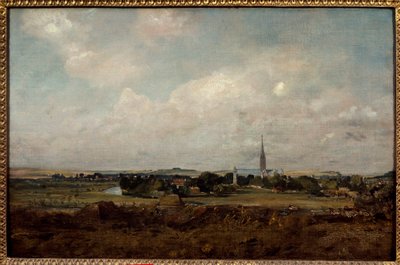 Kilátás az angliai Salisburyről John Constable (1776-1837) festménye (ec.engl.) V. 0,35x0,51 m Párizs, Musee du Louvre. alkotó: John Constable