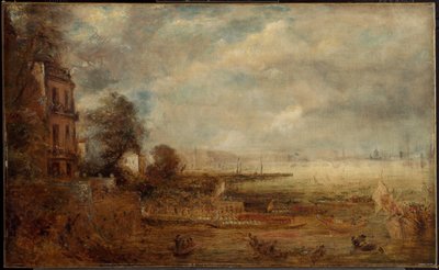 A Waterloo híd a Whitehall lépcsőtől nézve alkotó: John Constable