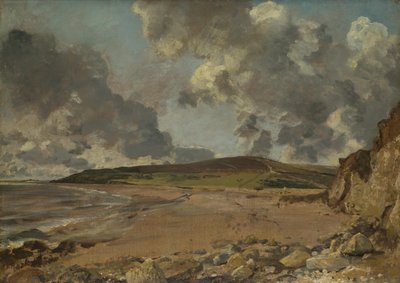 Weymouth-öböl: Bowleaze Cove és Jordon Hill, c. 1817 alkotó: John Constable
