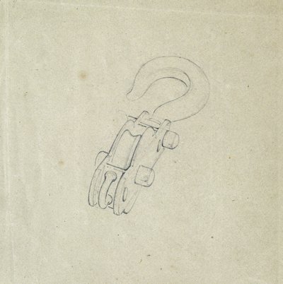 Block and Hook, 1835-38 körül (ceruza papíron) alkotó: John Cooke Bourne