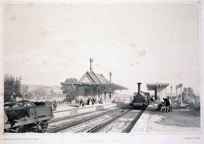 Pangbourne pályaudvar, 1846 alkotó: John Cooke Bourne