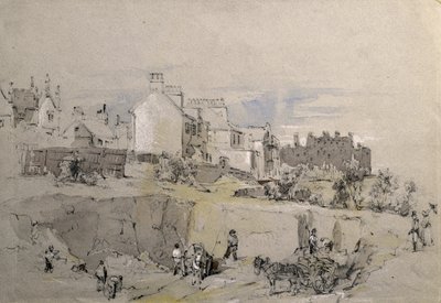 Park Street, Camden Town, 1836-39 körül (ceruzarajz) alkotó: John Cooke Bourne
