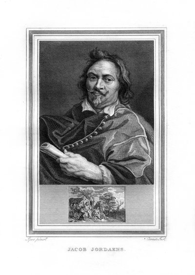 Jacob Jordaens flamand barokk festő, 1825. alkotó: John Corner