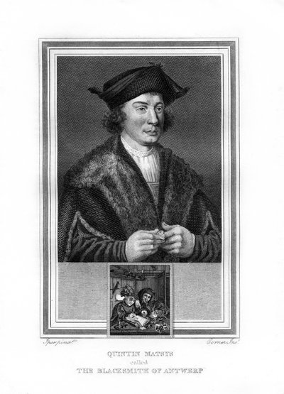 Quentin Matsys, flamand festő, 1825. alkotó: John Corner