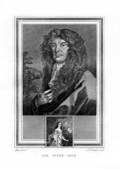 Sir Peter Lely, holland származású angol barokk festő, 1825. alkotó: John Corner