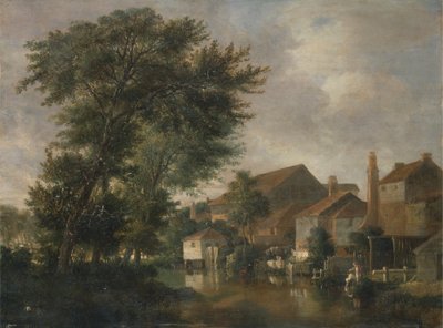 A Wensum folyó, Norwich alkotó: John Crome