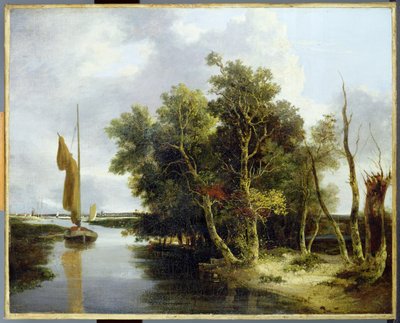 Wherries on the Yare (olaj, vászon) alkotó: John Crome