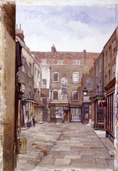 Bőr eladók épületei, London Wall, London, 1883 alkotó: John Crowther