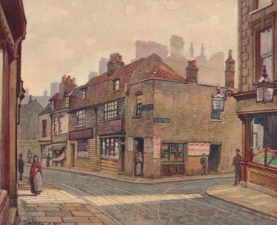 Régi házak Snowfieldsben, Bermondsey, 1887, 1926 alkotó: John Crowther