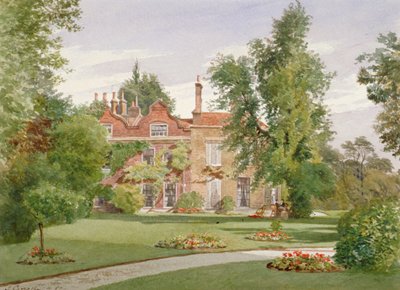 A Raleigh House oldalnézete, Brixton Hill, Lambeth, London, 1887 alkotó: John Crowther
