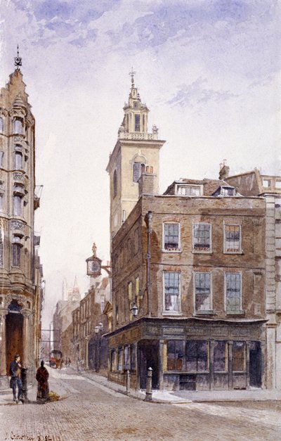 St James Garlickhythe, Upper Thames Street, London, 1882 alkotó: John Crowther