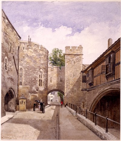 Londoni Tower, London, 1883 alkotó: John Crowther
