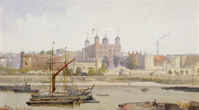 Tower of London, Stepney, London, 1883 alkotó: John Crowther