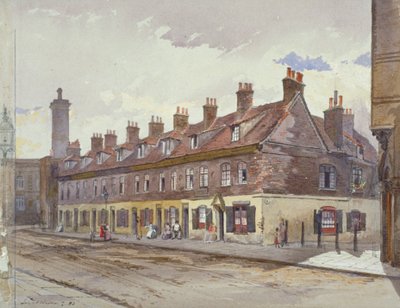 Kilátás az Old Pye Streetre, Westminster, London, 1883 alkotó: John Crowther