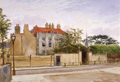 Kilátás a Turret House-ra, Lambeth, London, 1880. alkotó: John Crowther