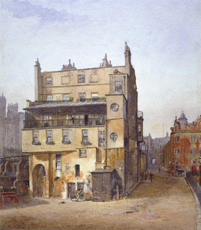Kilátás egy házra, Cecil Street, Westminster, London, 1882 alkotó: John Crowther