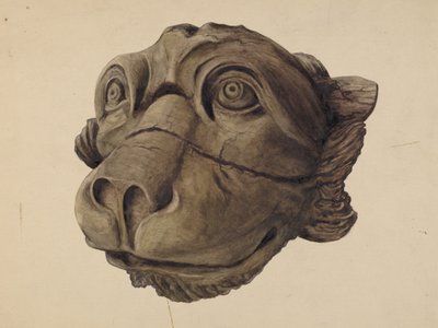 Cat Head Gargoyle alkotó: John Davis