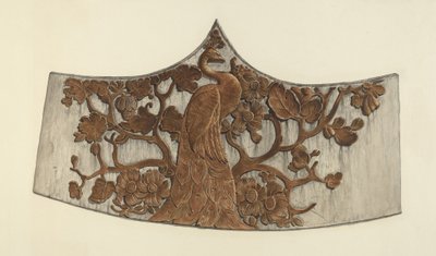 Peacock Stern Carving alkotó: John Davis