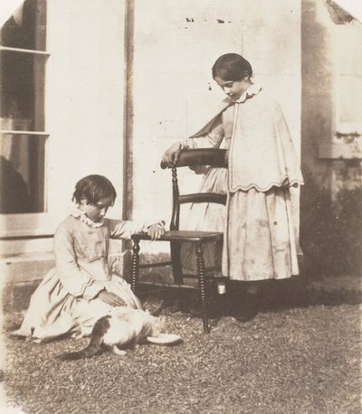 Szegény punci etetése, 1853-56. alkotó: John Dillwyn Llewelyn