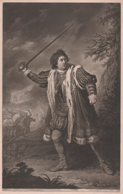David Garrick mint Richard III alkotó: John Dixon