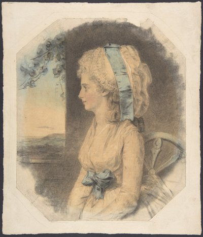Miss Mary Cruikshank, James Cruikshank egyetlen nővére alkotó: John Downman