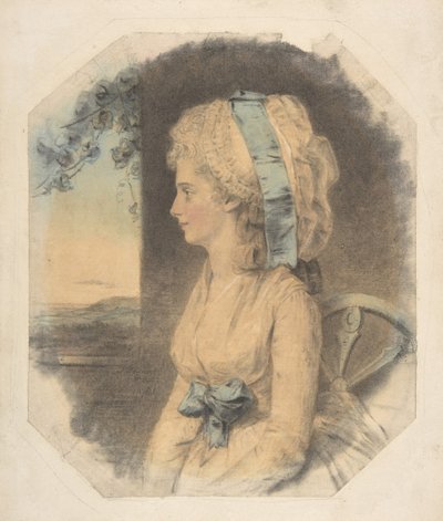 Miss Mary Cruikshank, James Cruikshank egyetlen nővére, 1781. alkotó: John Downman