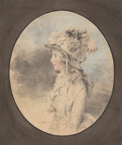 Miss Nott alkotó: John Downman