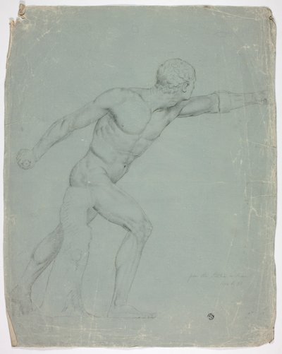 A Borghese-gladiátor a római szoborból alkotó: John Downman
