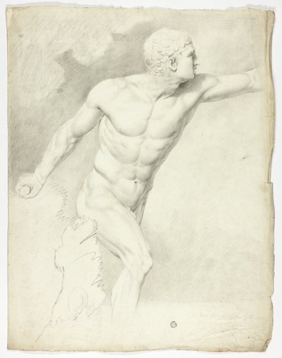 A Borghese-gladiátor a római szoborból alkotó: John Downman