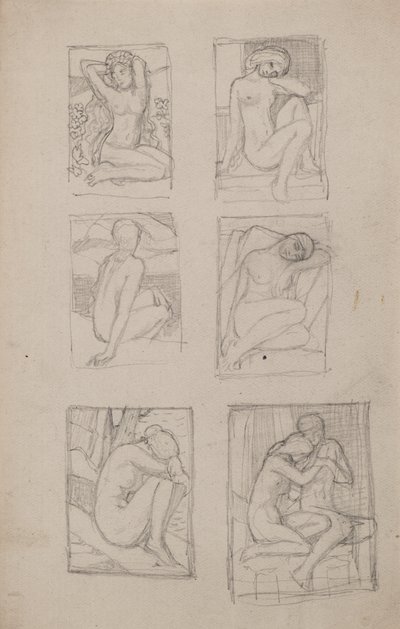 Az ideál papja, Stephen Grahams (ceruza) alkotó: John Duncan