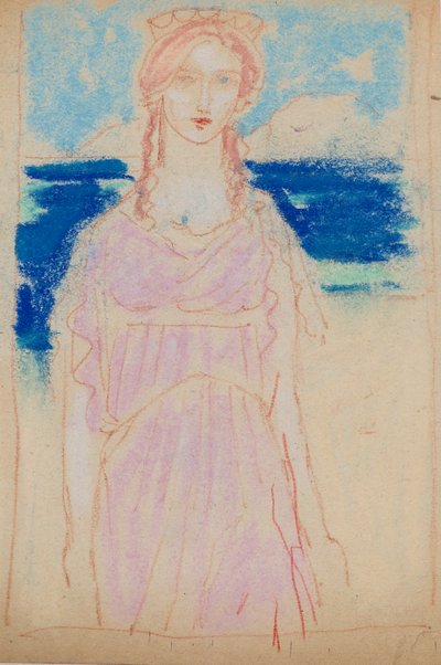 A föld hercegnője a hullámok alatt (kréta) alkotó: John Duncan