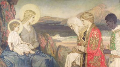 A három mágus, 1915 (tempera, vászon) alkotó: John Duncan