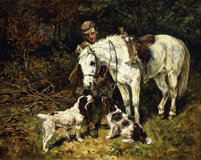 A vadászat után, alkotó: John Emms