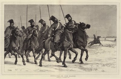 Kozákok menetelnek alkotó: John Evan Hodgson