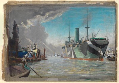 A London folyón alkotó: John Everett