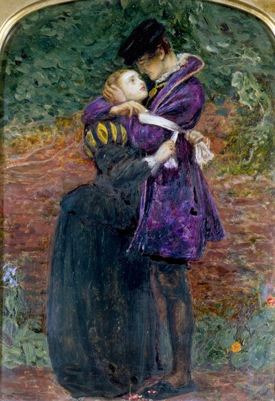 Egy hugenotta, aki megtagadja a római katolikus jelvény viselését Szent Barthelemy napján. alkotó: John Everett Millais