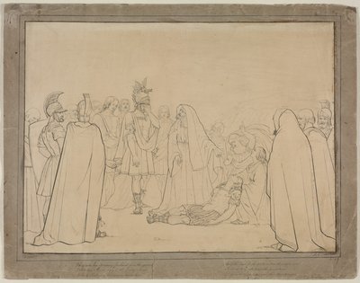 Aeneas megmutatta Pallas testét Vergilius „Aeneis” című művéből alkotó: John Everett Millais