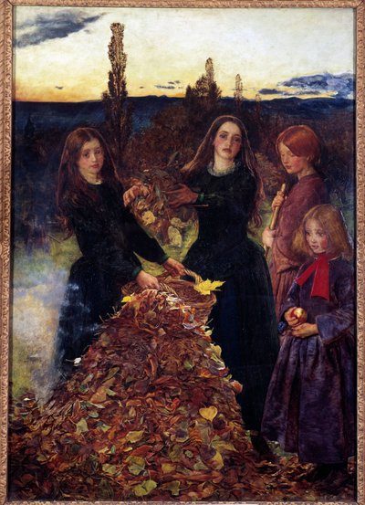 John Everett Millais (1829-1896) őszi levelek festménye alkotó: John Everett Millais
