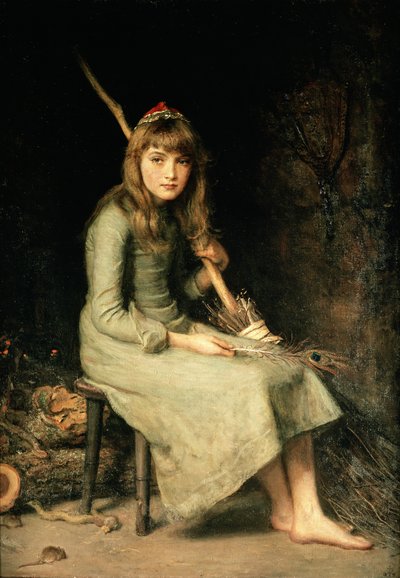 Hamupipőke, 1881 alkotó: John Everett Millais