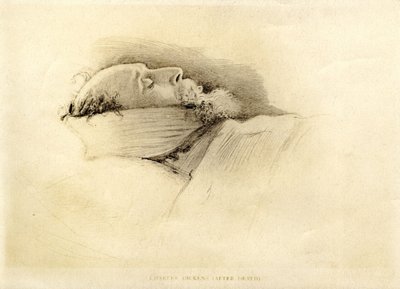 Dickens, a halála utáni nap, 1870 alkotó: John Everett Millais