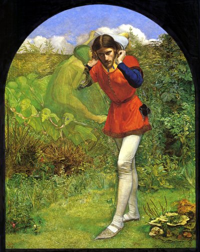 Ferdinándot megbabonázta Ariel. John Everett Millais festménye alkotó: John Everett Millais