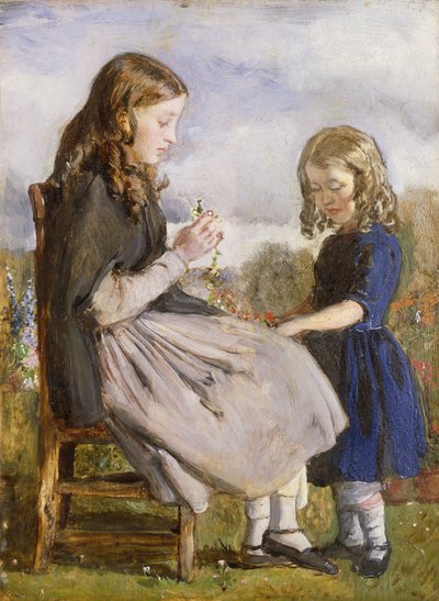 Garland Weavers, 1846 körül alkotó: John Everett Millais
