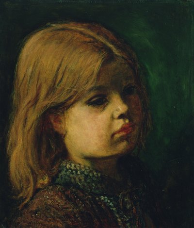 Egy lány feje alkotó: John Everett Millais