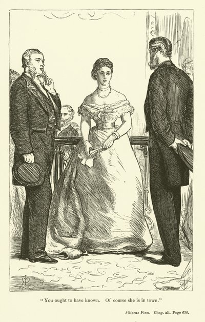 Illusztráció Phineas Finn számára, Anthony Trollope alkotó: John Everett Millais